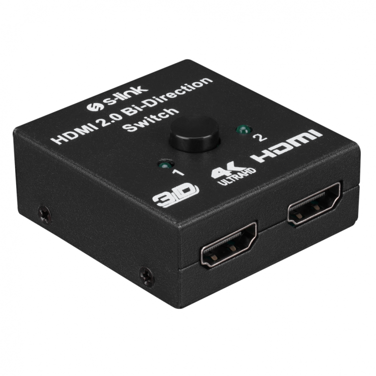 S-link SL-LU613 2 Port HDMI Çift Yönlü Switch ve Splitter(1923)