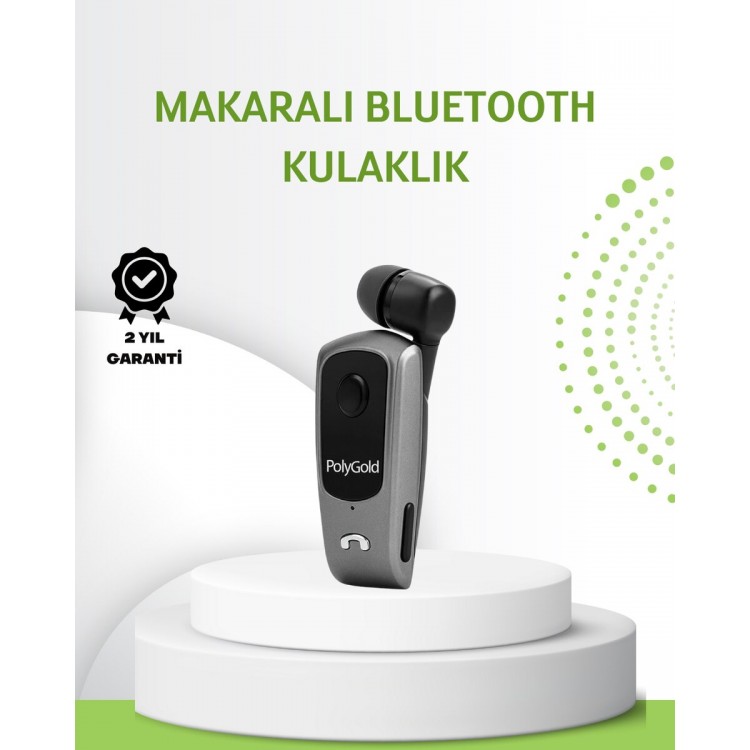 Clip-on Bluetooth Headset with 10 Hours Talk Time