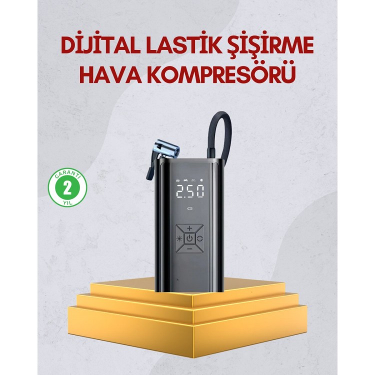 Kablosuz Kullanımlı Dijital Kontrollü Taşınabilir Şişirme Cihazı