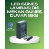 Dış Mekan Güneş Paneli ile Aydınlatma Lambası