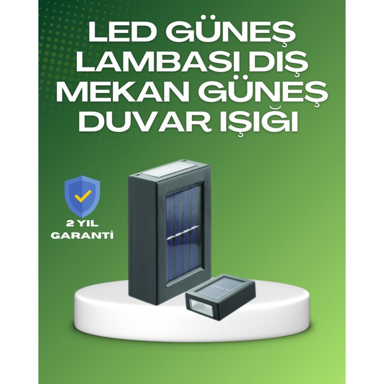 Dış Mekan Güneş Paneli ile Aydınlatma Lambası
