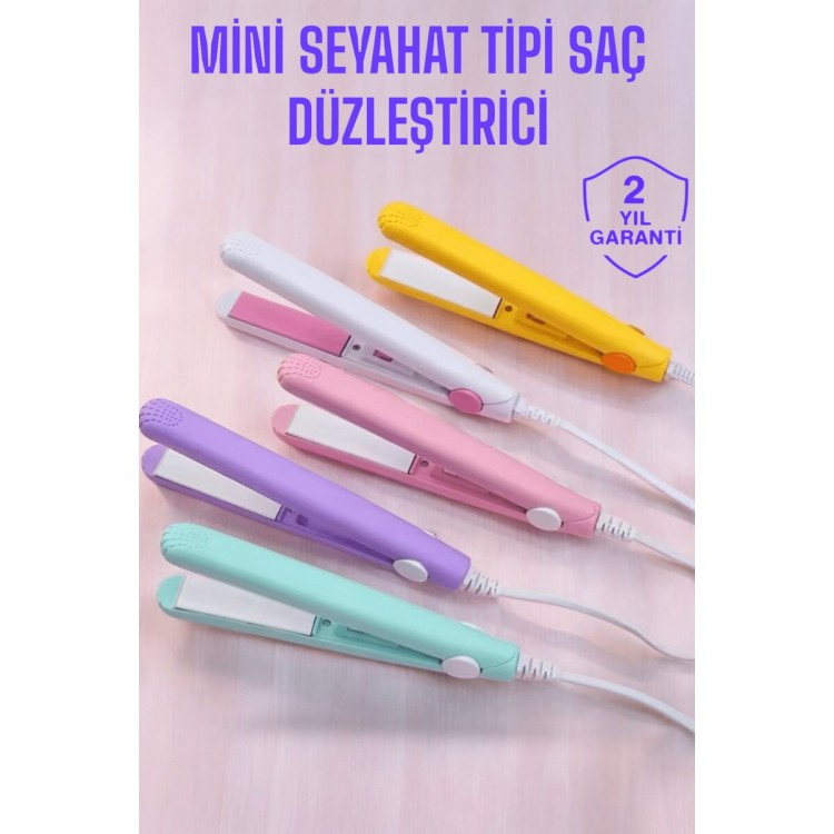 Seramik Kaplama Taşınabilir Mini Saç Düzleştirici Seyahat Dostu Tasarım