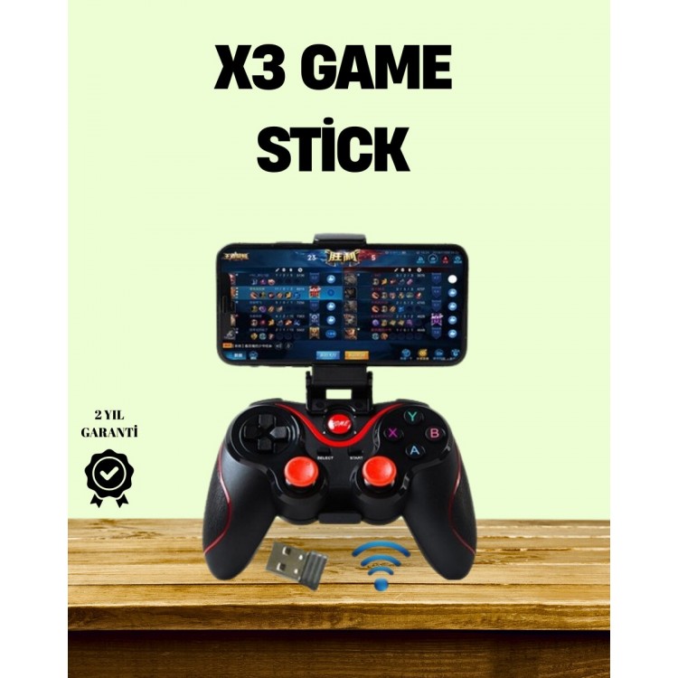 Ergonomically Designed Rechargeable Wireless Gamepad