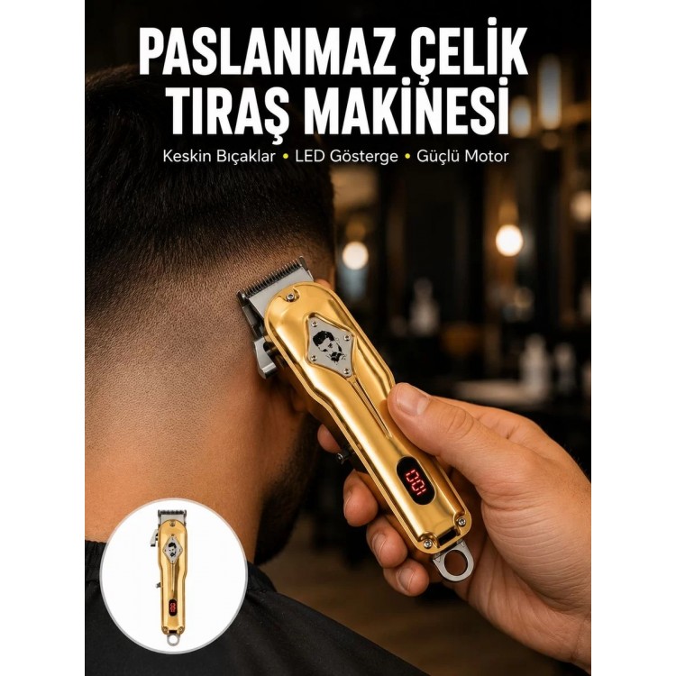 Long-Use Rechargeable Shaving with 1800 mAh BatteryMachine New Generation