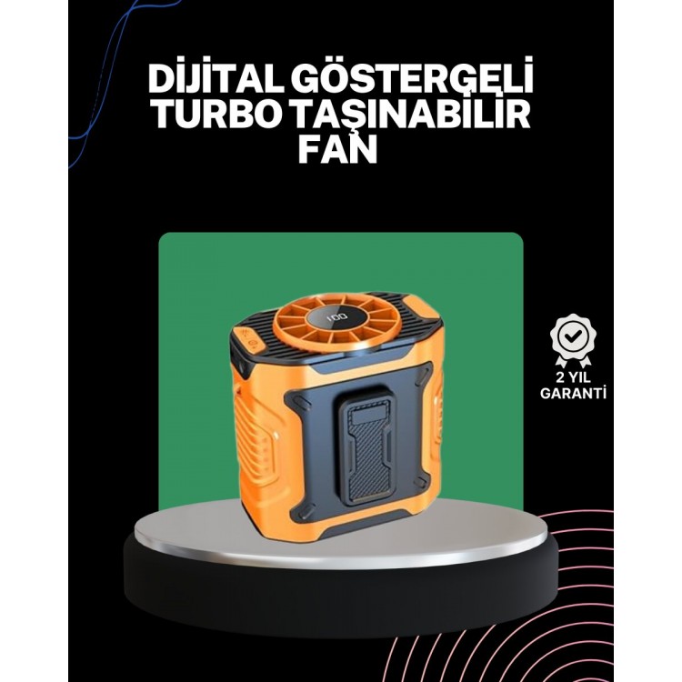 USB Şarjlı Kompakt El ve Boyun Fanı Çok Fonksiyonlu