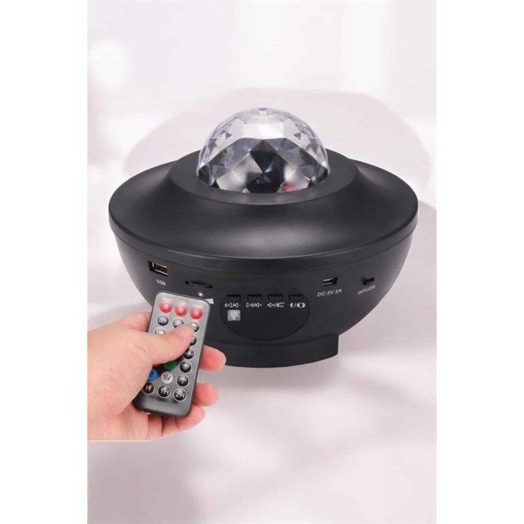 ​​1200X Special Rechargeable Bluetooth Speaker Party Led Lamp StarryProjeksiyon
