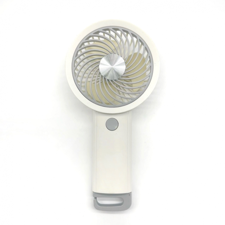 FENY FN-F35 WHITE-GRAY 3 Stage SpeedHook Handheld Type-C with Built-in 500mAh BatteryCharge Inlet Fan(1923)