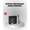 Dijital Ekranlı Şarjlı Hava Kompresörü 150 PSI Güçlü Motorlu