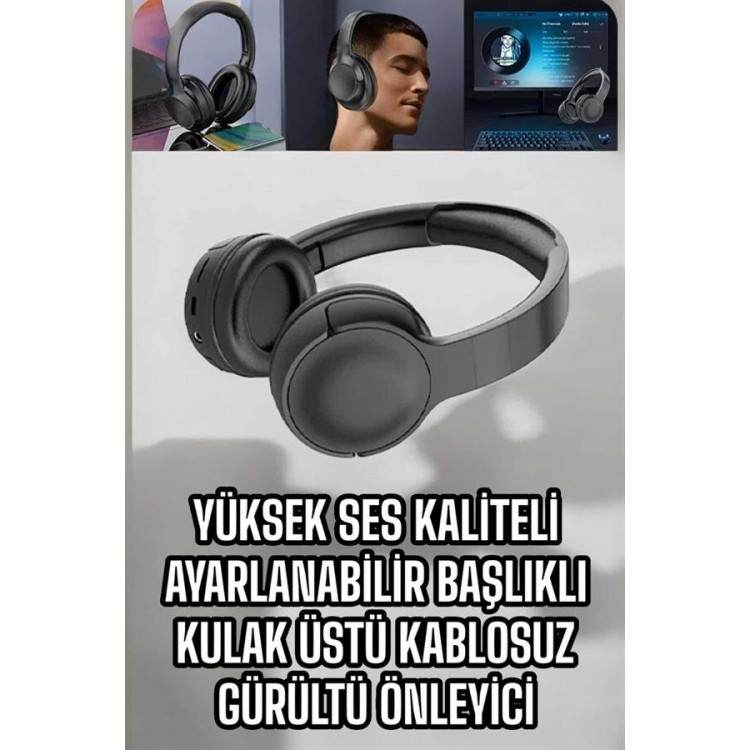 Wireless Bluetooth Headset ANC/ENC Supported On-EarHigh Sound Quality