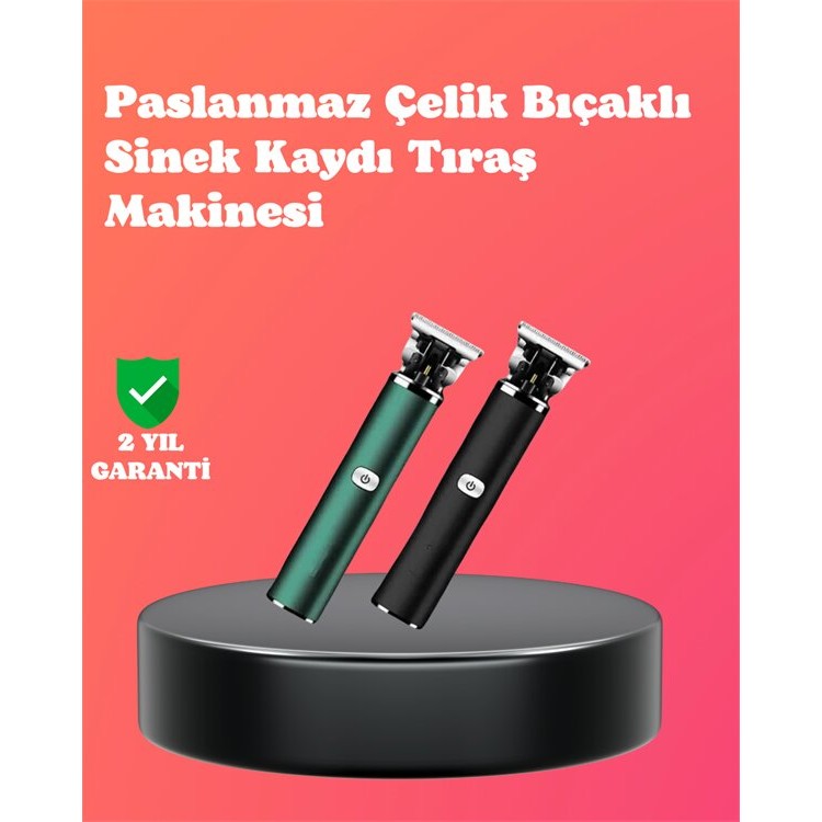 Paslanmaz Çelik Bıçaklı Sinek Kaydı Tıraş Makinesi Uzun Ömürlü