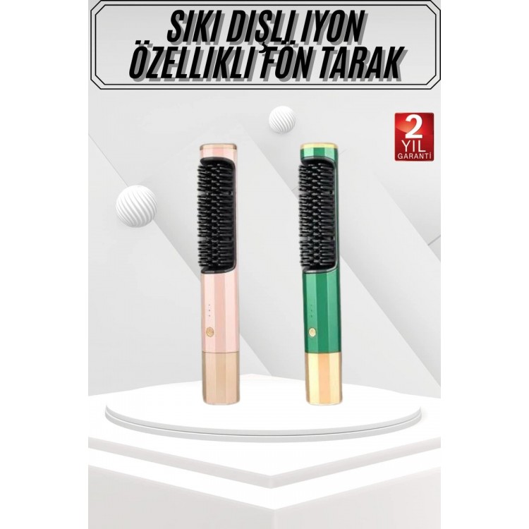 Electric Blow Dryer Comb Straightener Anti-Frizz Blown