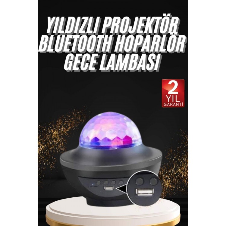 Rotating Lighted Disco Ball Projector Disco with Music PlayerSpeaker