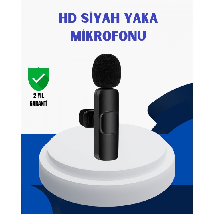 Wireless Lapel Microphone 360 ​​with Dual Microphones for iPhoneDegree HD Sound
