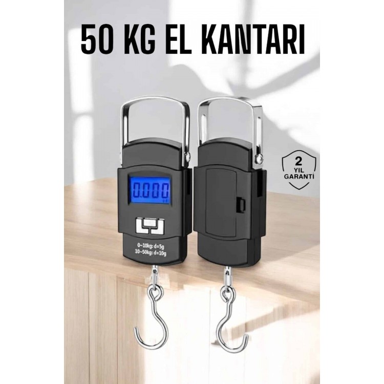 Hand Scale Digital Display Battery Powered 50 Kg Weightmeter