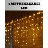 4 Metre Şelale Led Işık Perdesi Dekoratif