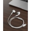 Type C girişli kablolu kulak içi kulaklık, modern cihazlarla tam uyumluluk sağlayan pratik bir ses çözümüdür. Type C bağlantı teknolojisi sayesinde ekstra adaptör gerektirmez ve doğrudan cihazınıza bağlanarak kullanıma hazır hale gelir. Günlük kullanımda 