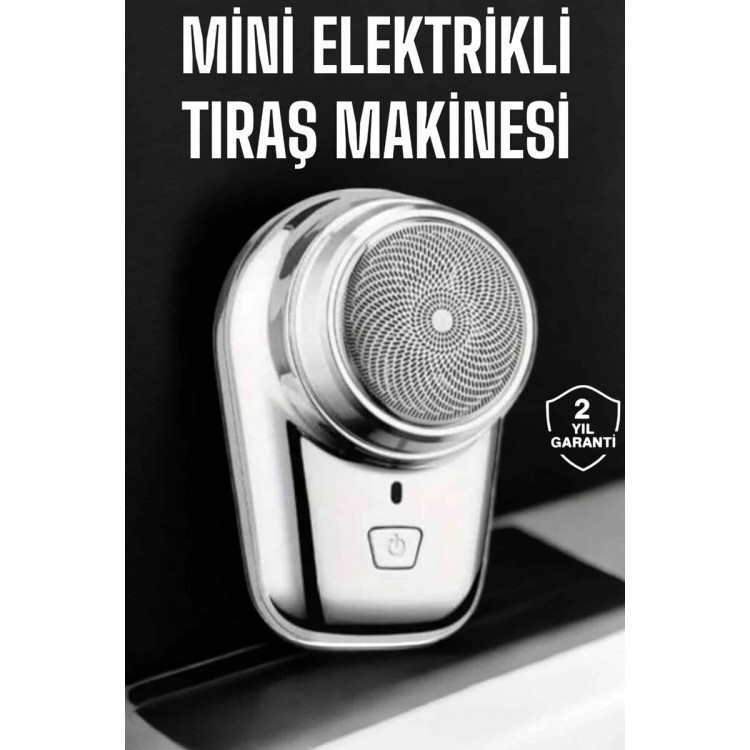 Seyahat Tipi Tıraş Makinesi Taşınabilir Kablosuz Mini Paslanmaz Çelik