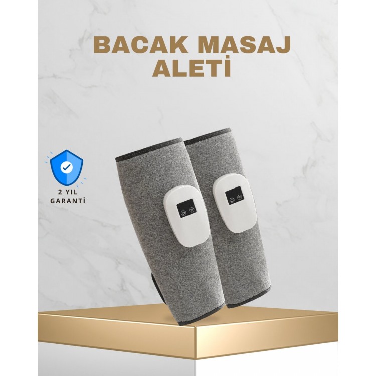 Taşınabilir Şarjlı Baldır Masaj Aleti – 3 Kademeli Isı ve Basınç Ayarı Titreşim Fonksiyonlu