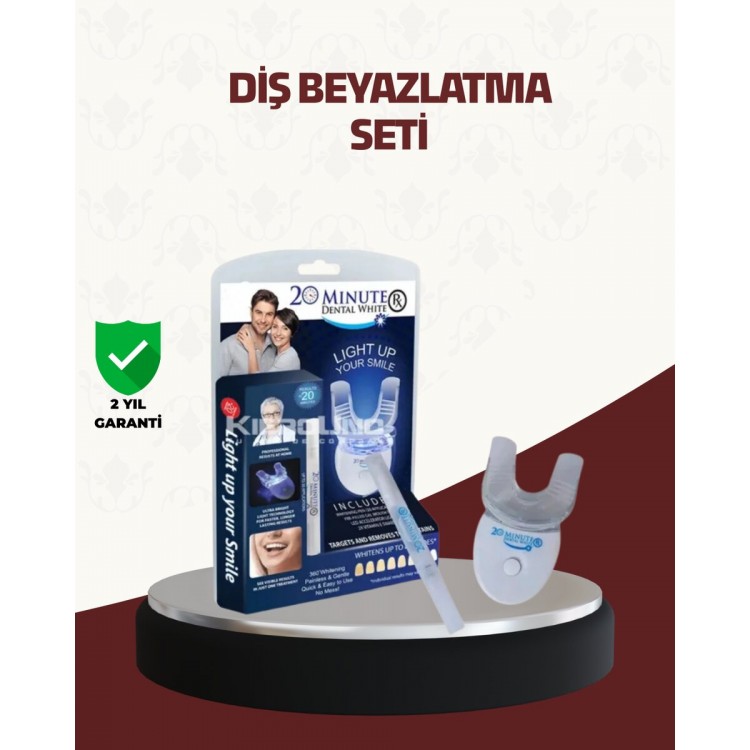 Evde Kullanıma Uygun LED Teknolojili Diş Beyazlatma Kiti