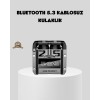 Yüksek teknolojiyle geliştirilen bu kablosuz kulaklık, oyun, müzik ve görüşme deneyimlerinizi bir üst seviyeye taşır. Bluetooth 5.3 bağlantısı, düşük gecikme ve yüksek veri aktarım hızı sağlar.Ultra HD ses kalitesi sayesinde bas ve tizlerde mükemmel denge