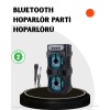 Bu kablosuz taşınabilir hoparlör, güçlü sesi, renkli LED ışıkları ve kullanışlı özellikleriyle öne çıkar. 1200 mAh bataryası, saatlerce kesintisiz müzik dinlemenize olanak tanır.Bluetooth bağlantısı tüm akıllı cihazlarla uyumlu çalışır. USB ve hafıza kart