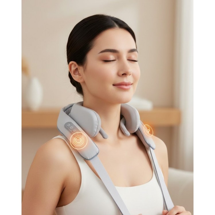 Neck Massager with Bionic Kneading Technology 1800mAh Rechargeable