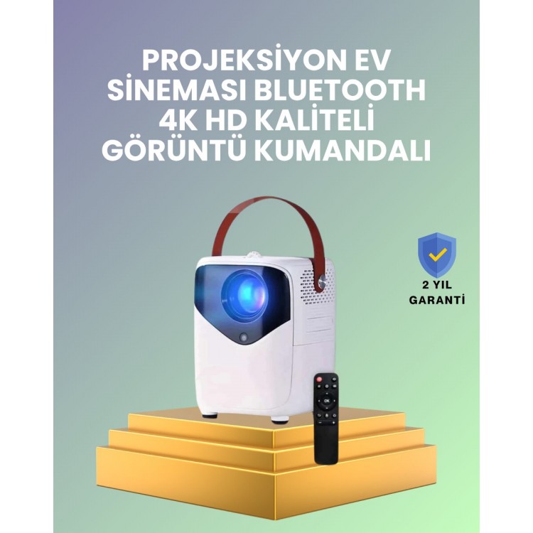 Hafif ve Taşınabilir Projektör – 750 Gram Ağırlıkla Mobil Kullanıma Uygun