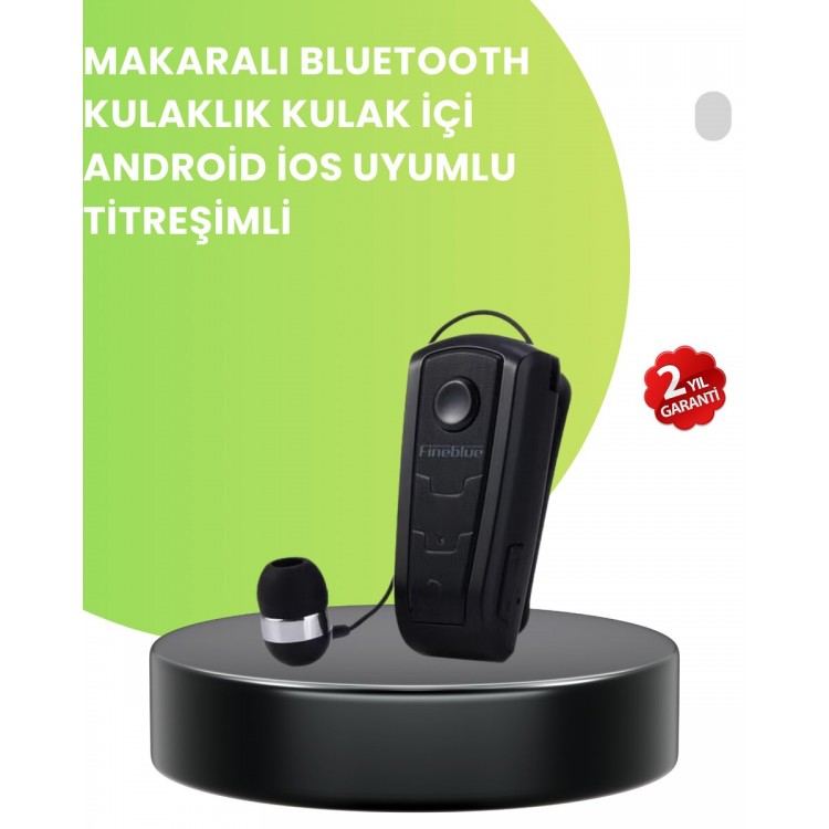 Fineblue F910 Vibrating Bluetooth Headset with Ergonomic Design