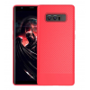 Ally SM Galaxy Note 8 Carbon Fiber TexturedPremium Soft Silicone Case-(5775)