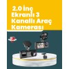 Araç içi güvenlik için tasarlanan bu kamera, üçlü kayıt özelliğiyle sürüş sırasında kapsamlı koruma sunar. Full HD ön kamera, HD arka ve iç kameralarla birleşerek yolun ve aracın tüm detaylarını kaydeder. Gece görüş özelliği, zifiri karanlıkta dahi net gö