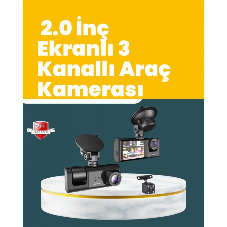 Full HD Two-Way Dash Cam Motion DetectionCyclic Recording