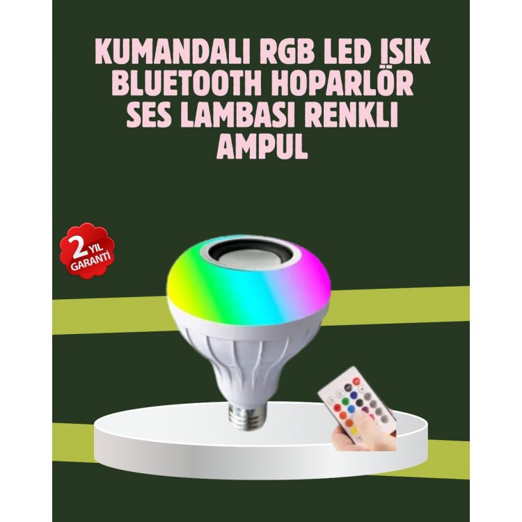 Hoparlörlü LED Ampul – Ev ve Ofis İçin Akıllı Aydınlatma Çözümü