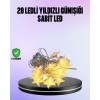 5 Metre Yıldız Şeklinde Led Şerit Işık Sabit Beyaz Aydınlatma
