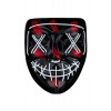 Hallowen Party Mask Neon Led Light Mask 3Halloween Mask with Mod