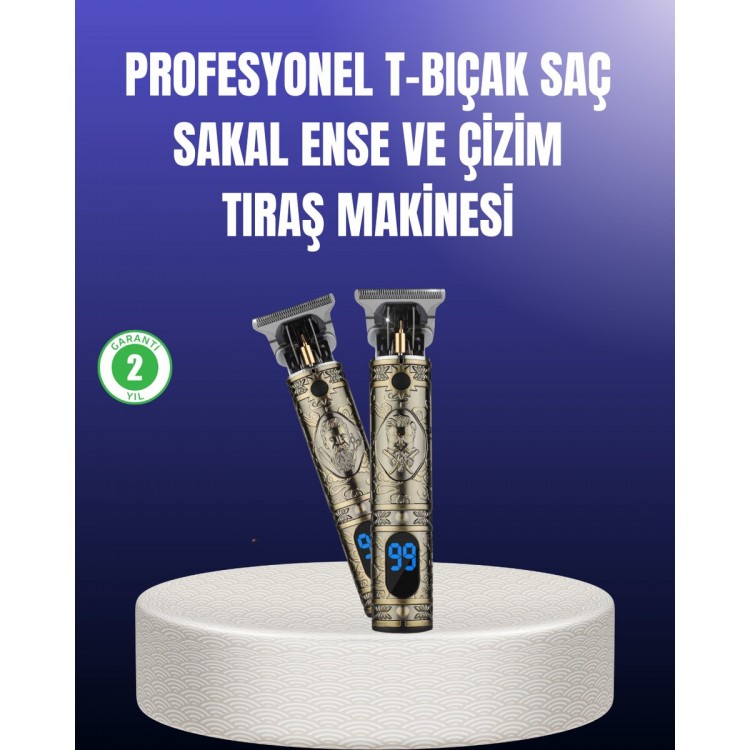 Professional Rechargeable Shaver for Men's Grooming