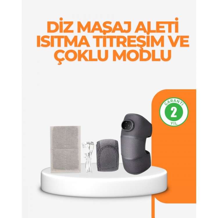 NTC Isı Kontrollü Diz Masaj Aleti Titreşim ve Isı Terapisi