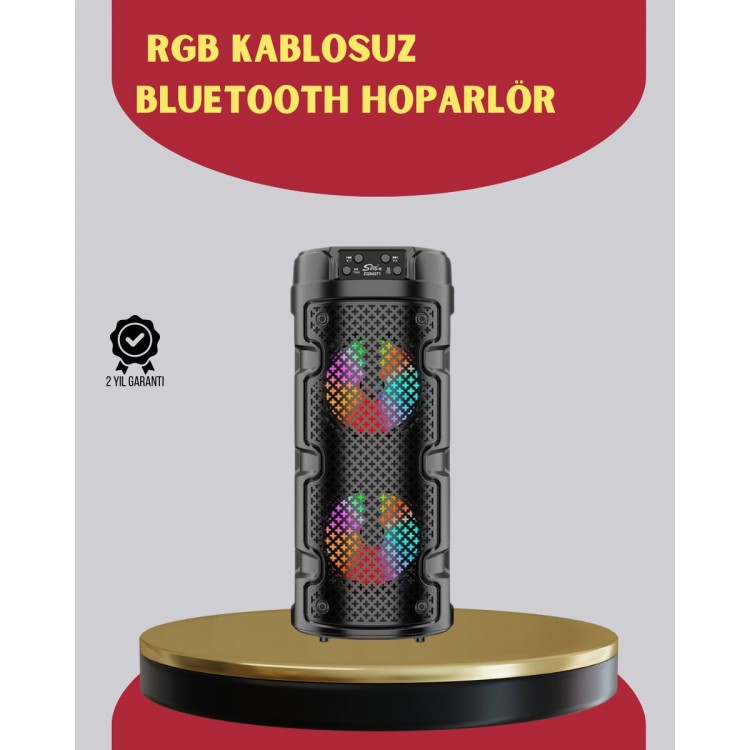 Çift Sürücülü Taşınabilir Kablosuz Hoparlör