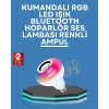 Bu LED ampul, yaygın kullanılan E27 duy tipi ile geniş uyumluluk sunar. 100-240V arası çalışabilen voltaj desteği, farklı ülkelerde ve tesisatlarda sorunsuz kullanım sağlar.12W toplam güç tüketimiyle enerji tasarrufu sağlarken, entegre Bluetooth hoparlörü