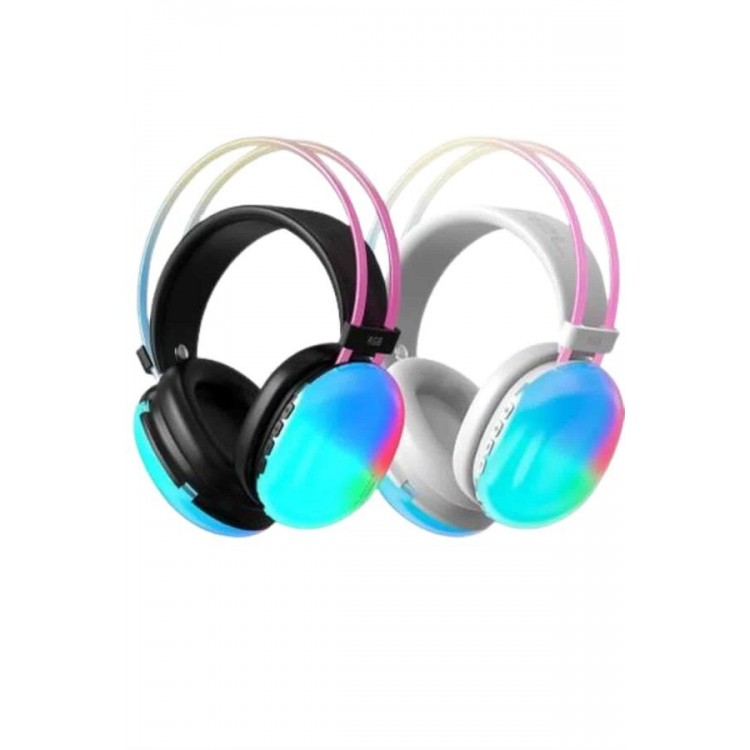 On-Ear Wireless Bluetooth Headset Unisex Colorful Lightsisn't