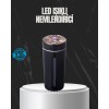 Bu LED ışıklı aromaterapi hava nemlendirici, sade ve modern tasarımıyla evinizin ya da ofisinizin atmosferini tamamen değiştiren çok yönlü bir cihazdır. Ultrasonik püskürtme teknolojisi, yüksek ısı kullanmadan ince buhar üretir ve bu sayede hem güvenli he