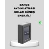 Solar Dış Mekan Aplik Su Geçirmez Dayanıklı LED Aydınlatmalı
