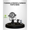 Ritme Duyarlı LED Disko Topu – Renkli Işık Gösterili Parti Lambası