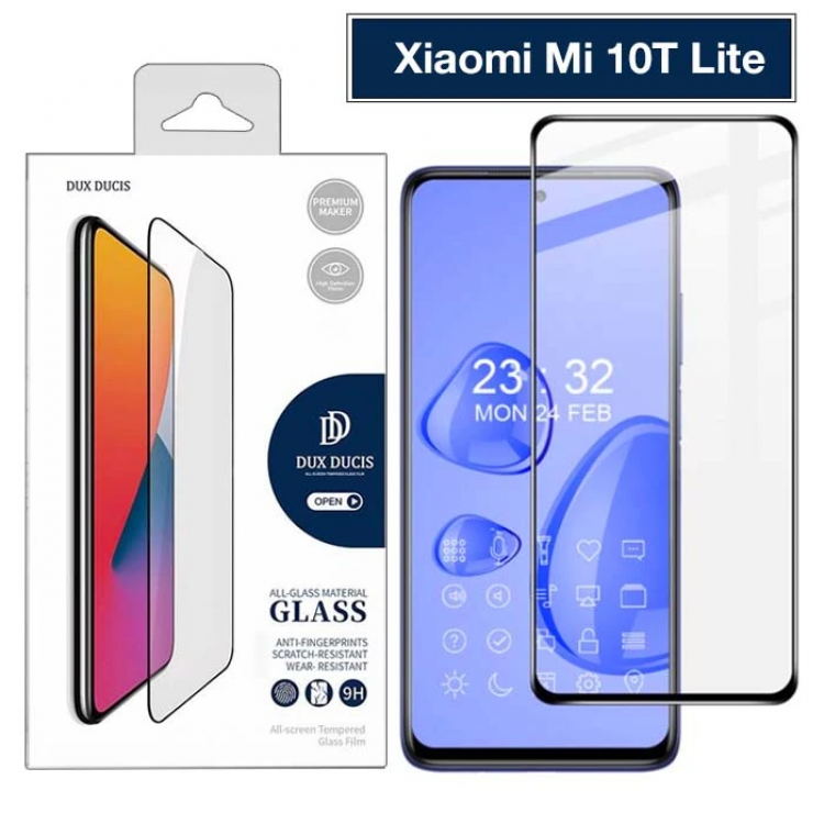 Dux Ducis Xiaomi Mi 10T Lite Tempered GlassScreen Protector 9D Full Covering-(5775)