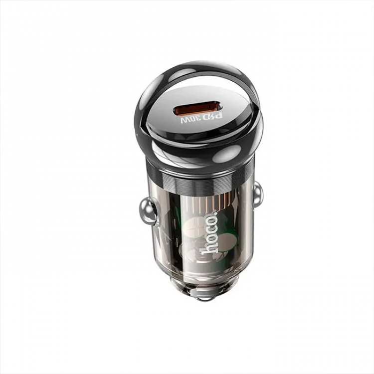 HOCO Z53 Sight Single PD30W Type-C Girişli Araç Çakmaklık Hızlı Şarj Aleti-(5775)