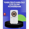 Bu çok yönlü taşınabilir powerbank, kablosuz şarj rahatlığını kablolu şarj gücüyle bir araya getirir. Manyetik tasarımı sayesinde uyumlu cihazlara güçlü şekilde tutunur ve stabil şarj sağlar.Hızlı şarj desteği, LCD ekran ve çoklu bağlantı seçenekleri ile 