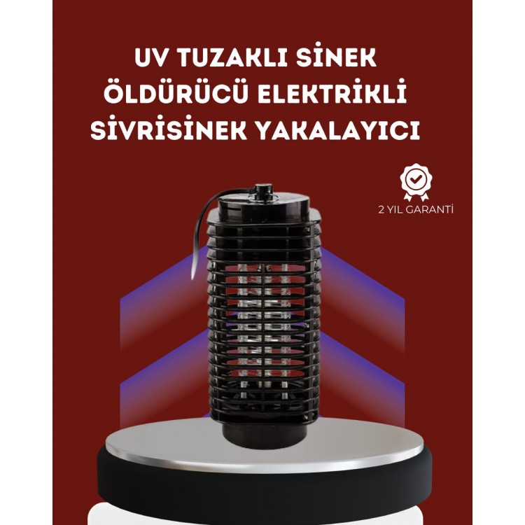 Uzun Ömürlü Elektrikli Sivrisinek Katili – Sessiz Çalışma Güçlü Performans