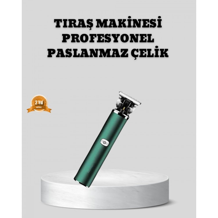 Şarjlı Erkek Tıraş Makinesi – 180 Dakika Pil Ömrü 2.5 Saat Hızlı Şarj USB ve Powerbank Uyumlu
