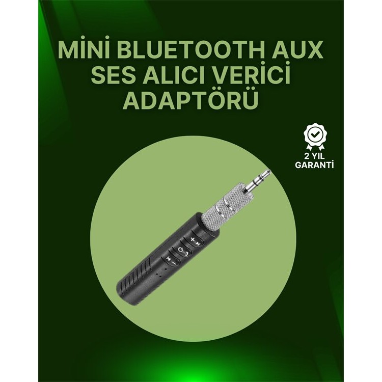 Bluetooth 4.1 Audio Receiver | 3.5mmWireless Converter for Input Speakers & Headphones