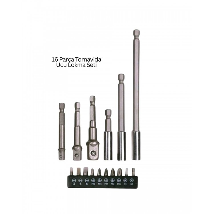 16-PIECE DRILL BITS SET