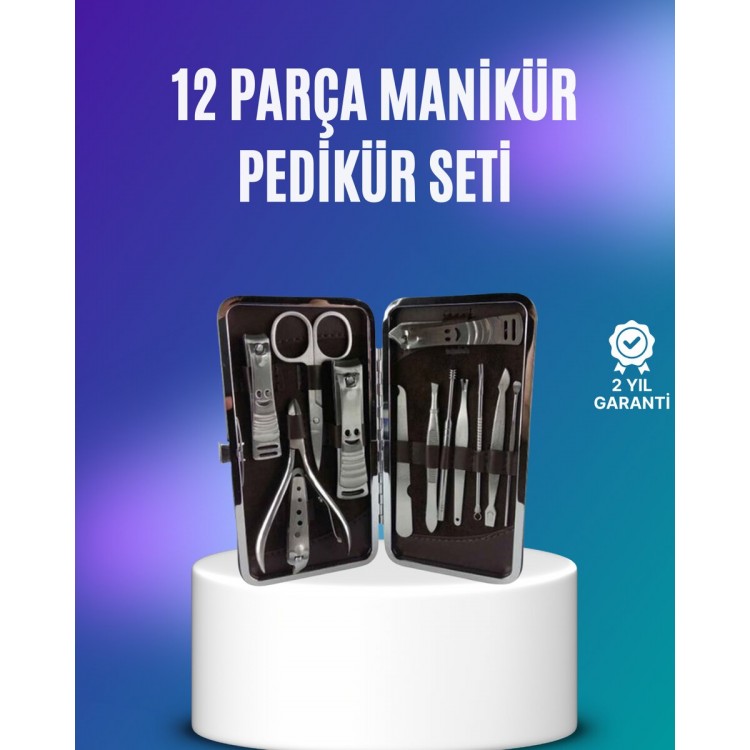 El ve Ayak Bakımı İçin Profesyonel 12 Bakım Seti